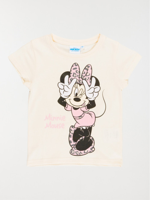 Tee-shirt coquille Minnie fille (3-12A)