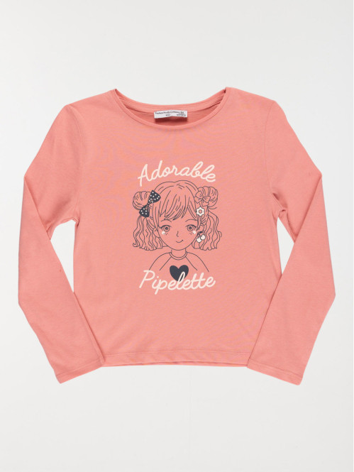 Tee-shirt pipelette fille (3-12A)