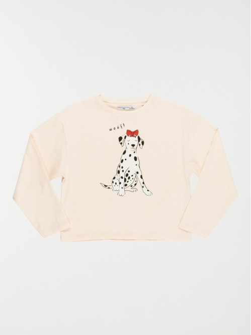 T-shirt dalmatien fille...