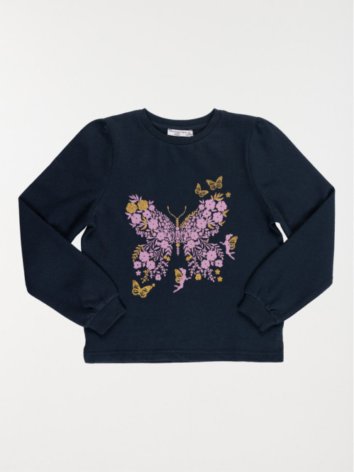 Sweat papillon fille (3-12A)