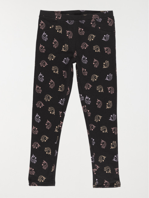 Jegging imprimé licorne fille (3-12A)