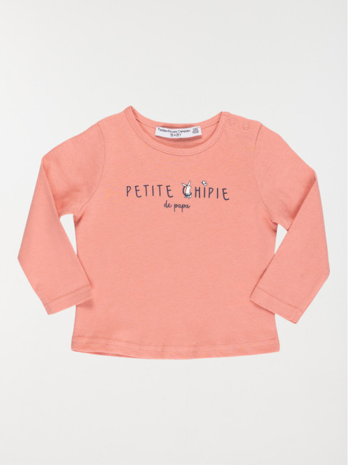 Tee-shirt petite chipie fille (3-36M)