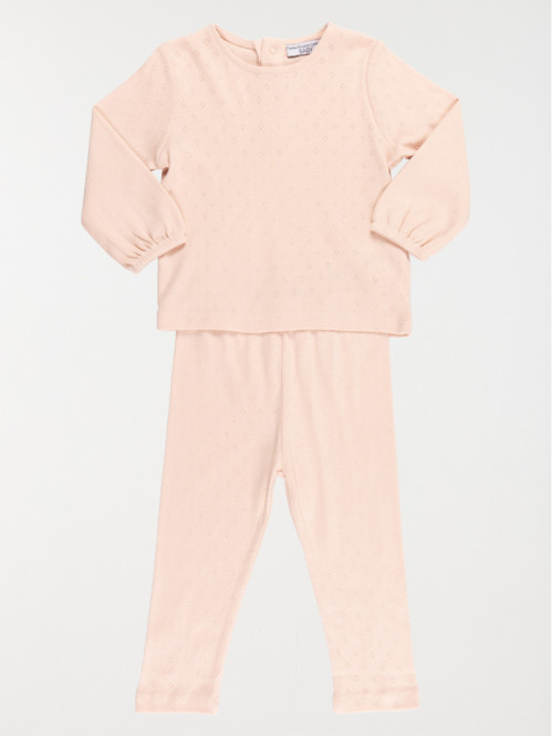 Pyjama 2 pièces rose baby fille (3-36M)