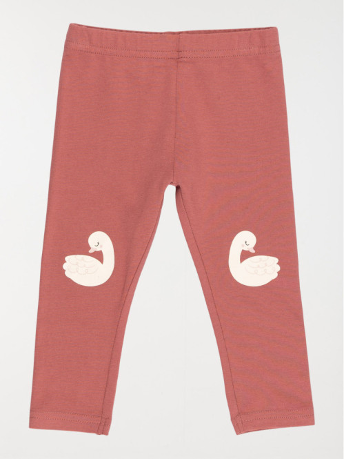 Legging avec cygne genoux fille (3-36M)