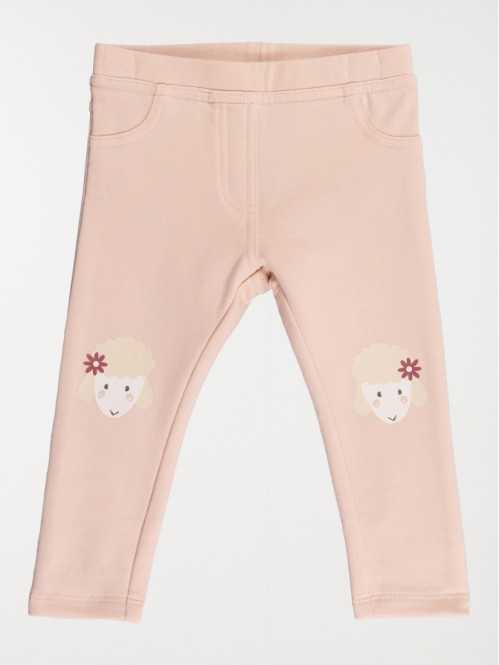 Jegging avec mouton genoux fille (3-36M)