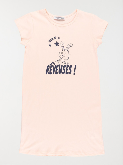 Chemise de nuit lapin fille (5-12A)