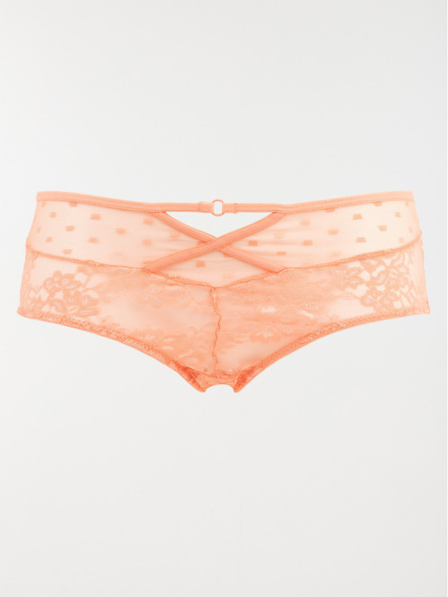 Shorty dentelle blush femme (S-XL)