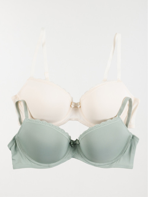 Lot de 2 soutien-gorge iceberg (85A-95E)