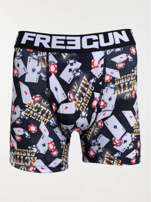 Boxer FREEGUN cartes homme