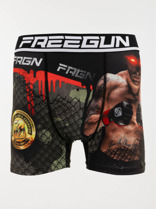 Shorty homme Freegun imprimé MMA