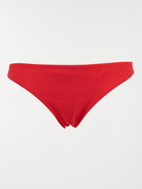 Culotte de bain rouge scarlet femme