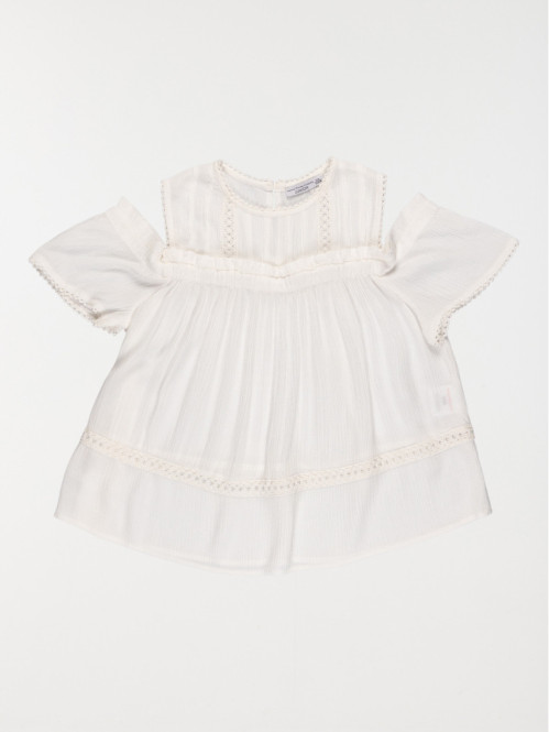 Blouse détail macramé fille (10-16A)