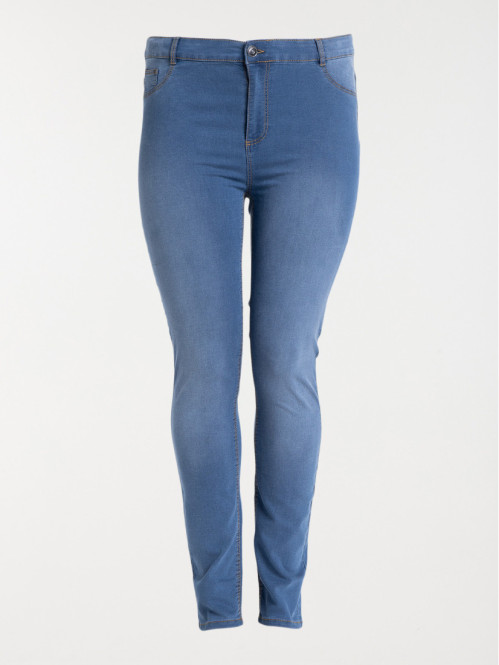 Jean stone slim grande taille femme