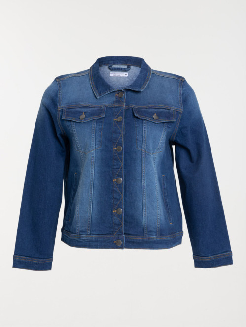 Veste denim stone grande...