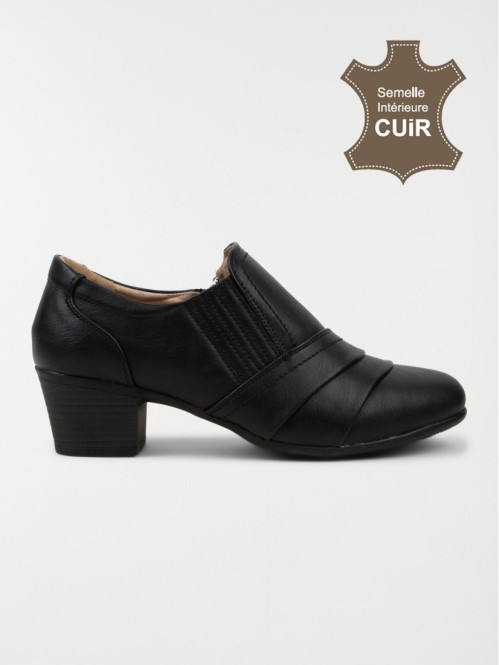 Chaussures noires à talon femme (36-41)