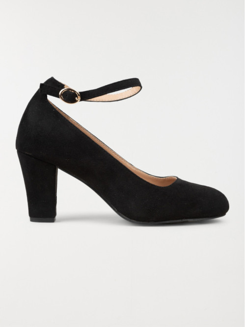 Escarpin noir à bride femme (36-41)