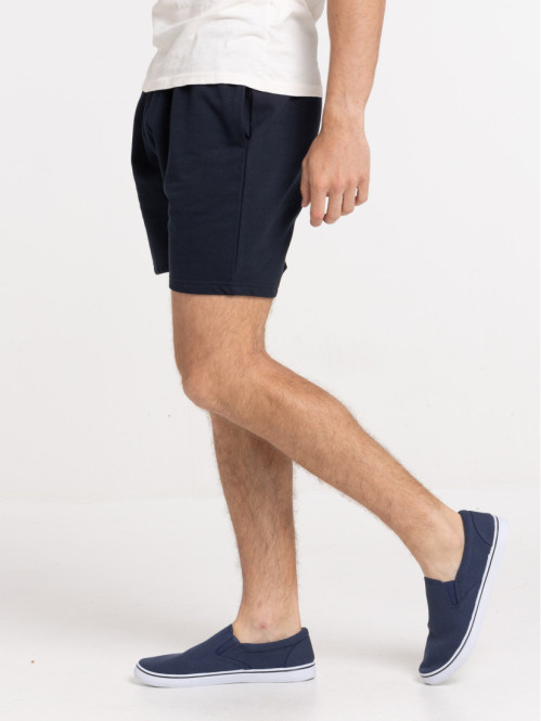 Short basique marine navy homme