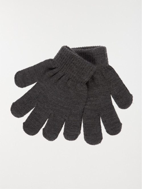 Gants magiques gris anthracite enfant