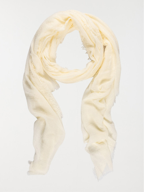 Foulard écru femme