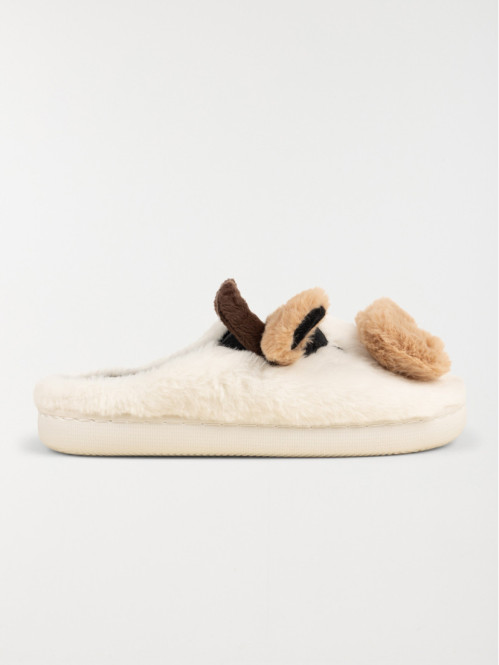 Chaussons mules vache femme (36-41)