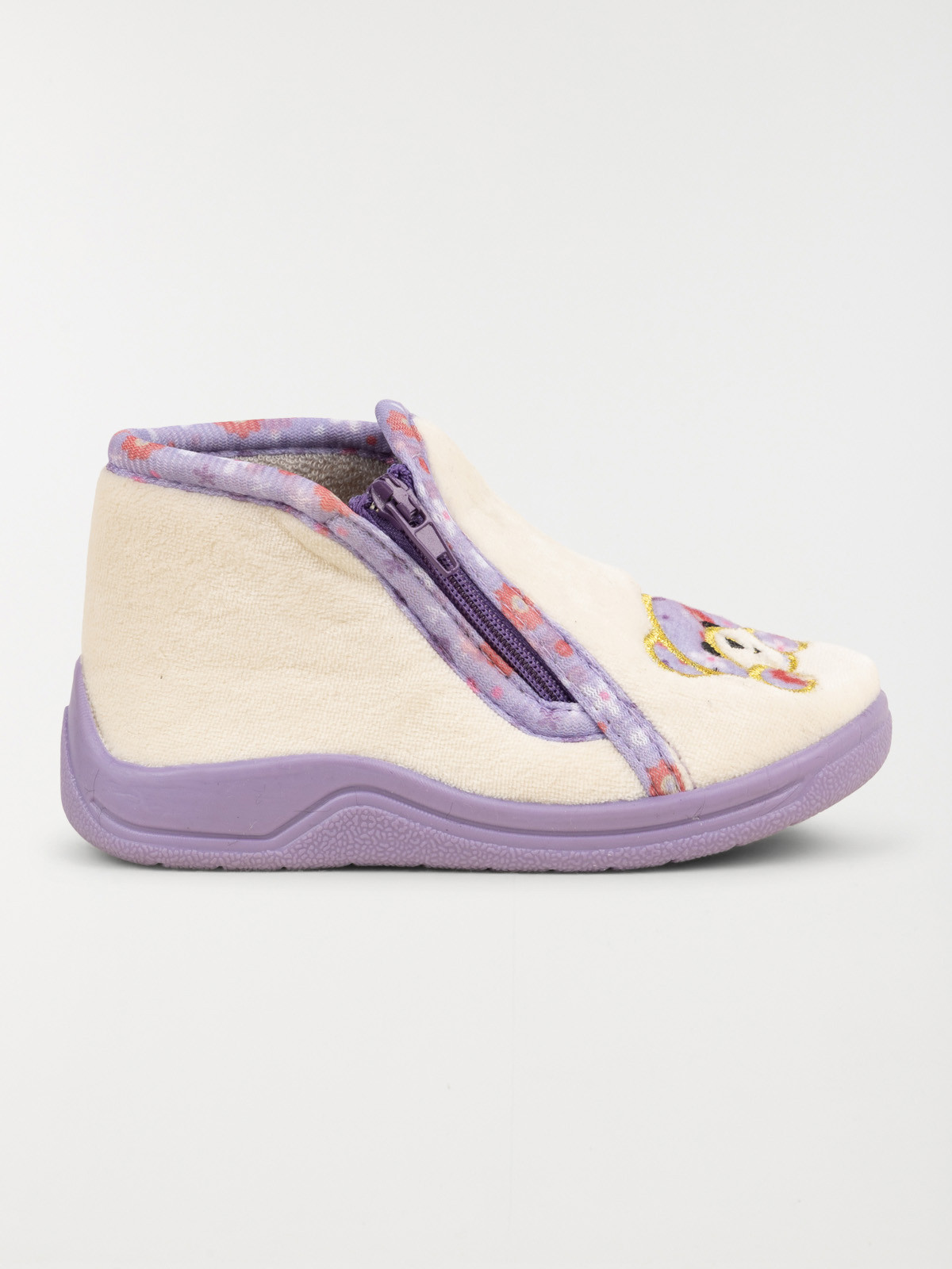 Chaussons montants ourson fille (19-24)