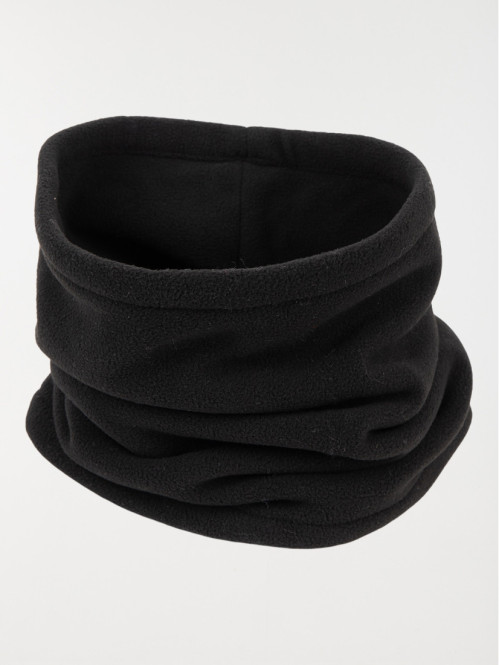 Snood polaire noir homme