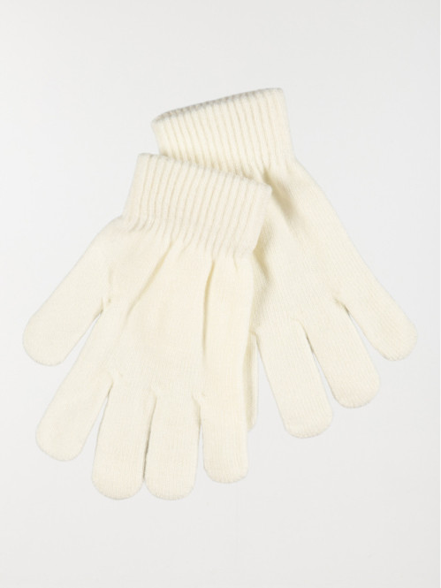 Gants magiques écru femme