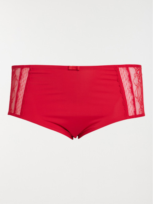 Shorty bi-matière grande taille femme