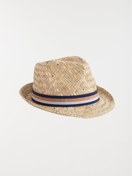 Chapeau beige homme