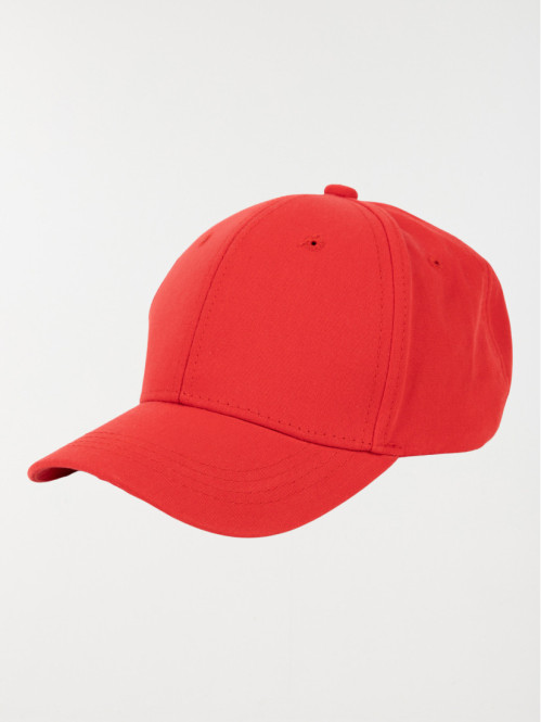 Casquette rouge vermillon...