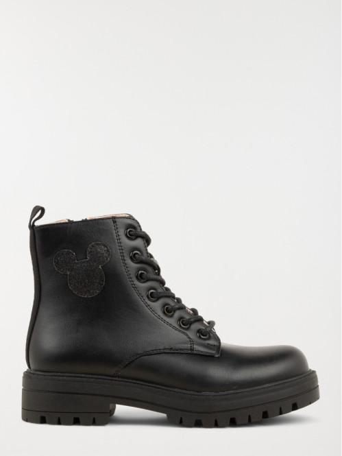 Bottines noires lacets...