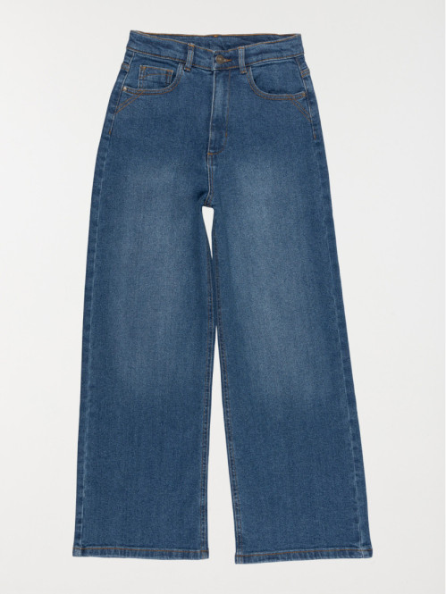 Jean wide leg stone fille...