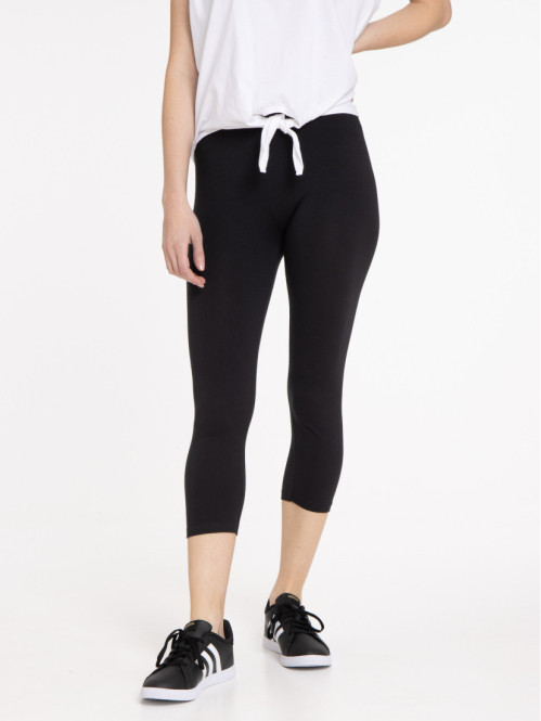 Legging 3/4 uni femme