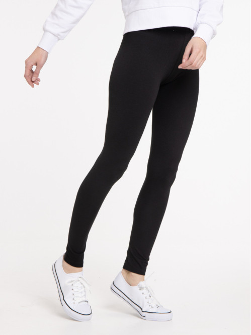 Legging coloris noir femme