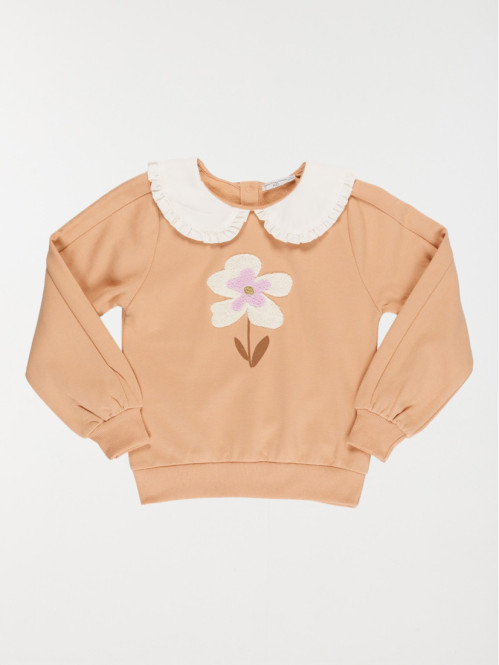 Sweat motif fleur fille...