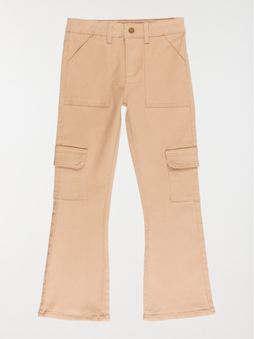 Pantalon cargo nougat fille (5-12A)