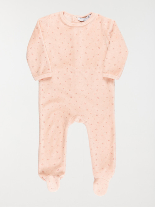 Dors bien imprimé fleuri fille (3-24M)