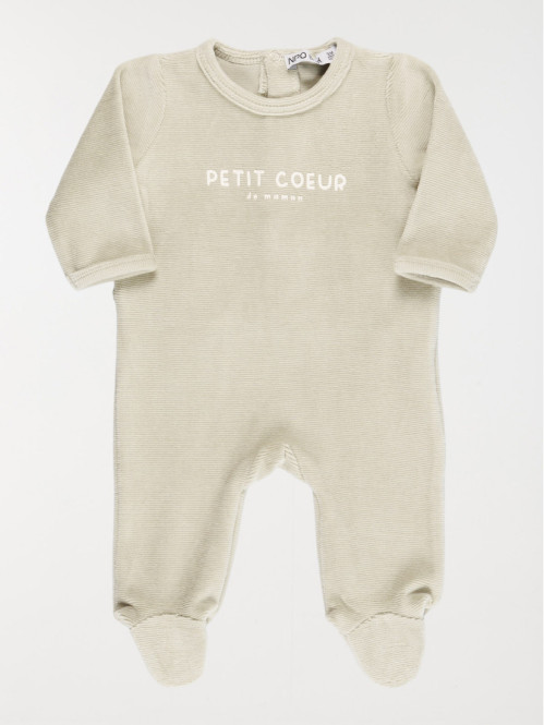 Dors bien petit coeur garçon (3-24M)