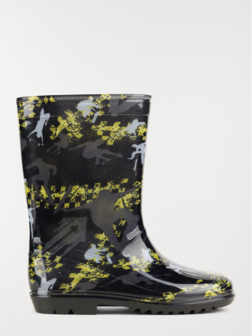 Bottes de pluie imprimées garçon (30-35)