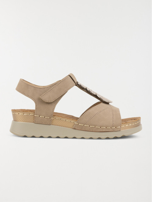 Sandales coloris beige femme (36-41)