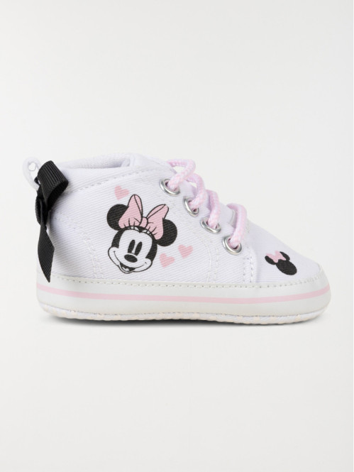 Bottons Minnie fille blanc (16-20)