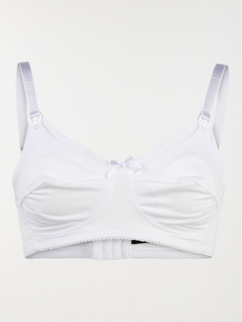 Soutien-gorge d'allaitement blanc