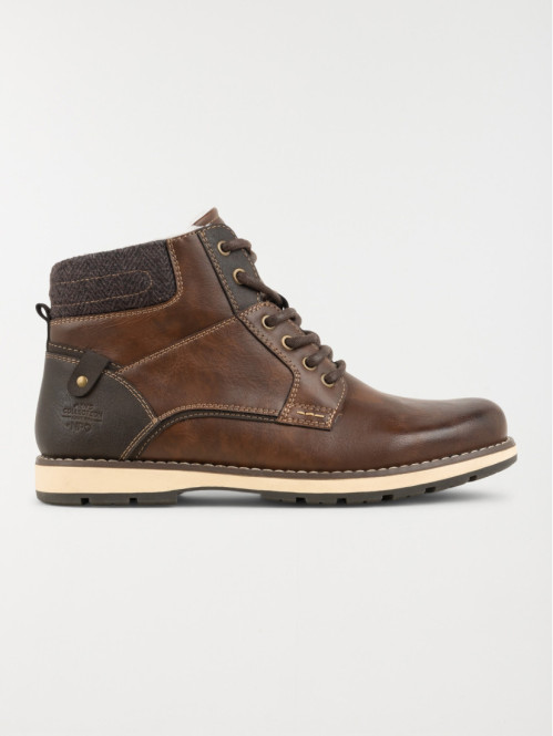 Boots lacet et zip homme...