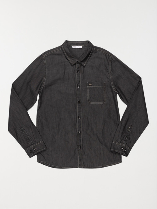 Chemise denim noire garçon...