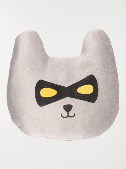 Coussin chat masqué