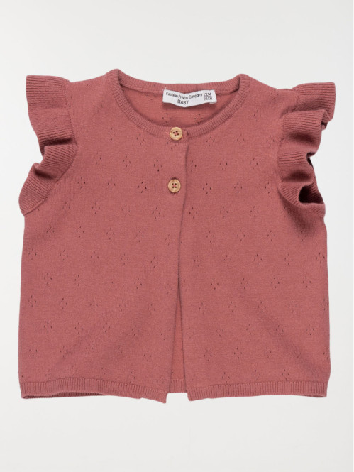 Gilet sans manches fille (3-36M)