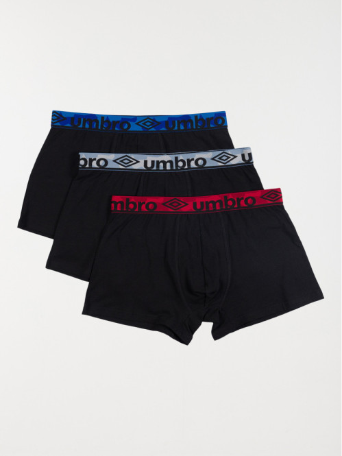 Lot de 3 boxers homme Umbro