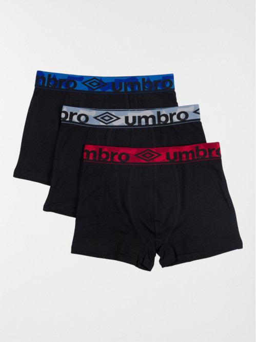 Lot de 3 boxers Umbro garçon