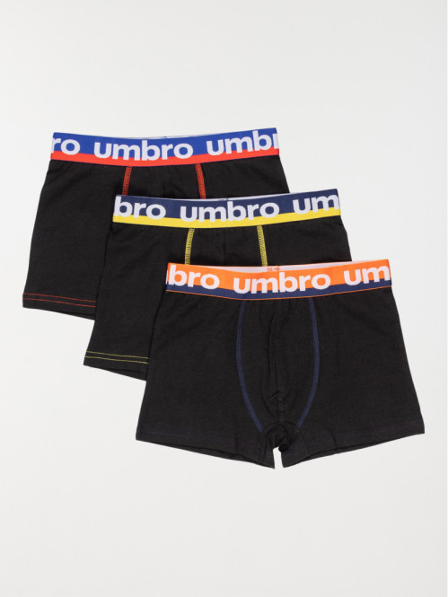 Lot de 3 boxers Umbro garçon