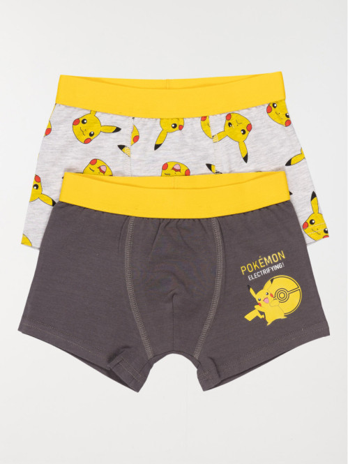 Lot de 2 boxers POKEMON garçon